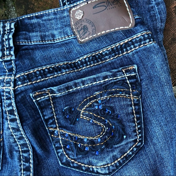 Silver Suki Jegging medium wash jeans size  24 - Picture 5 of 8